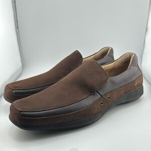 Florsheim Brown Suede Leather size 9 Loafers